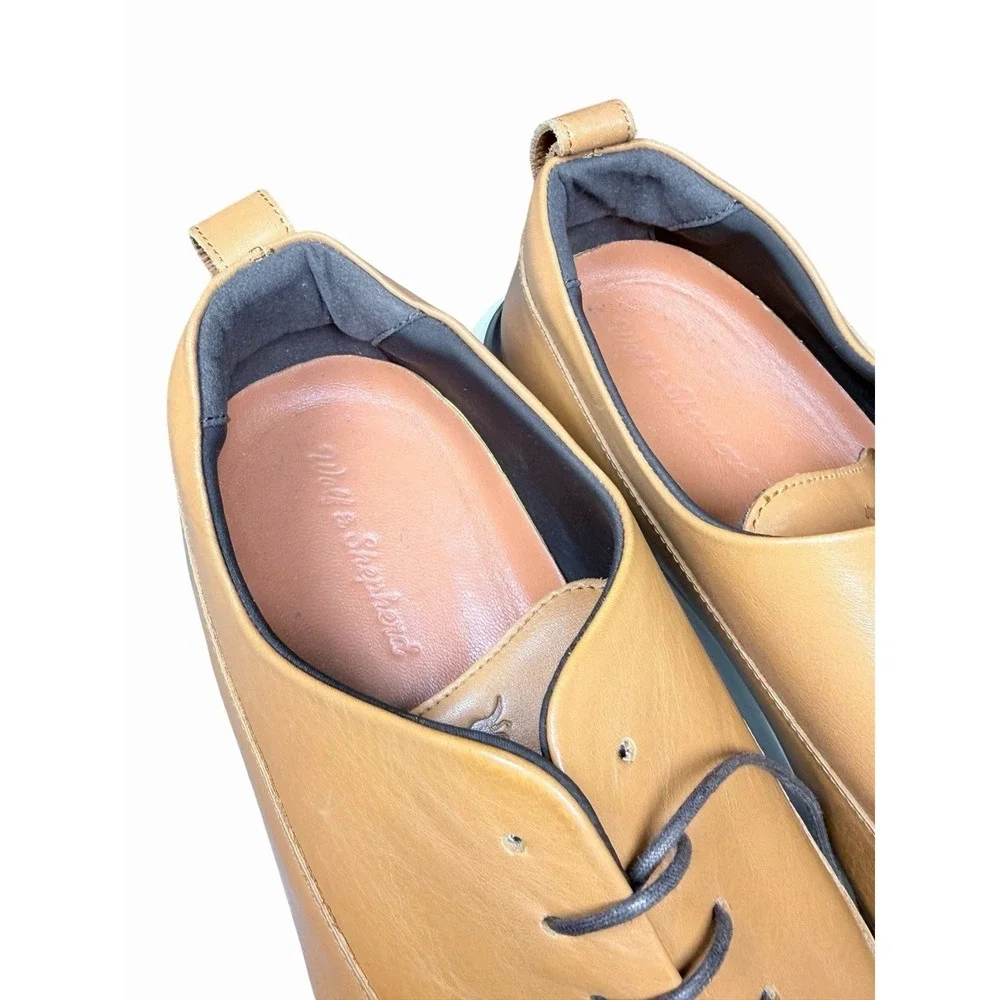 Wolf &‎ Shepherd Crossover Longwing Leather Honey White Shoes Men's Size 14 M
